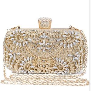 Beautiful rhinestone evening bag/clutch